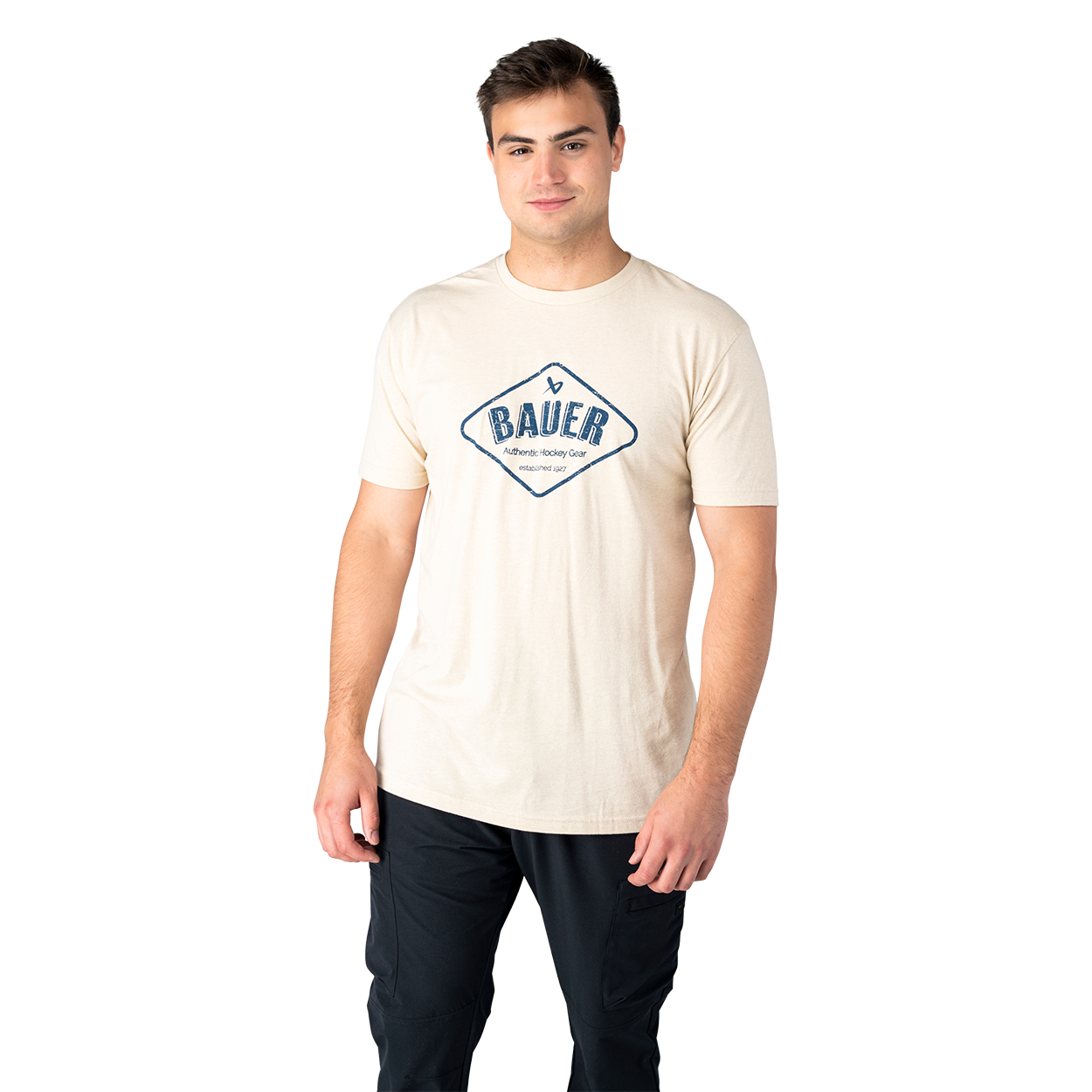 bauer-diamond-graphic-tee-herren-t-shirt image 1
