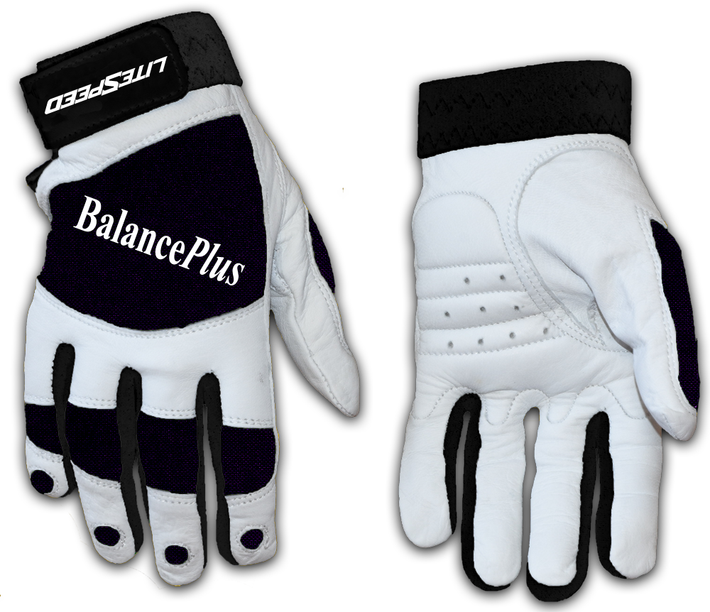 balanceplus-white-leather-curlinghandschuhe image 1