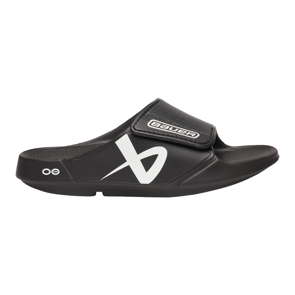 bauer-oofos-sport-flex-slide-junior-schwarz-recovery-sandale image 2