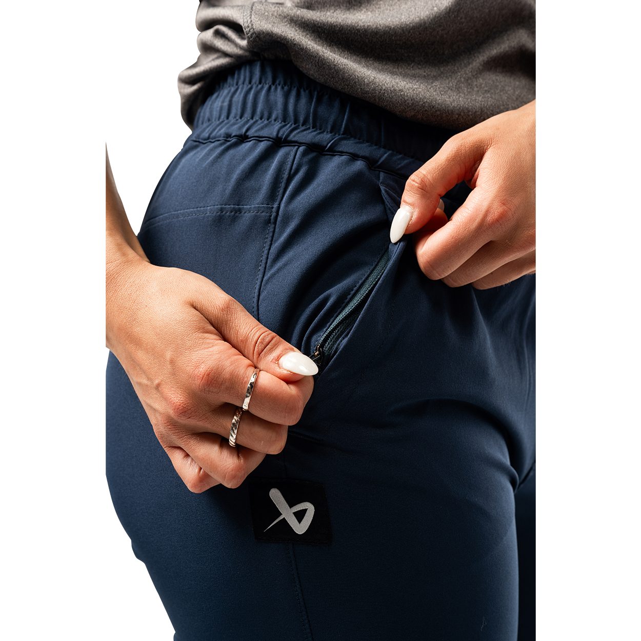 bauer-s25-team-woven-jogger-damen-sporthose-schwarz image 7
