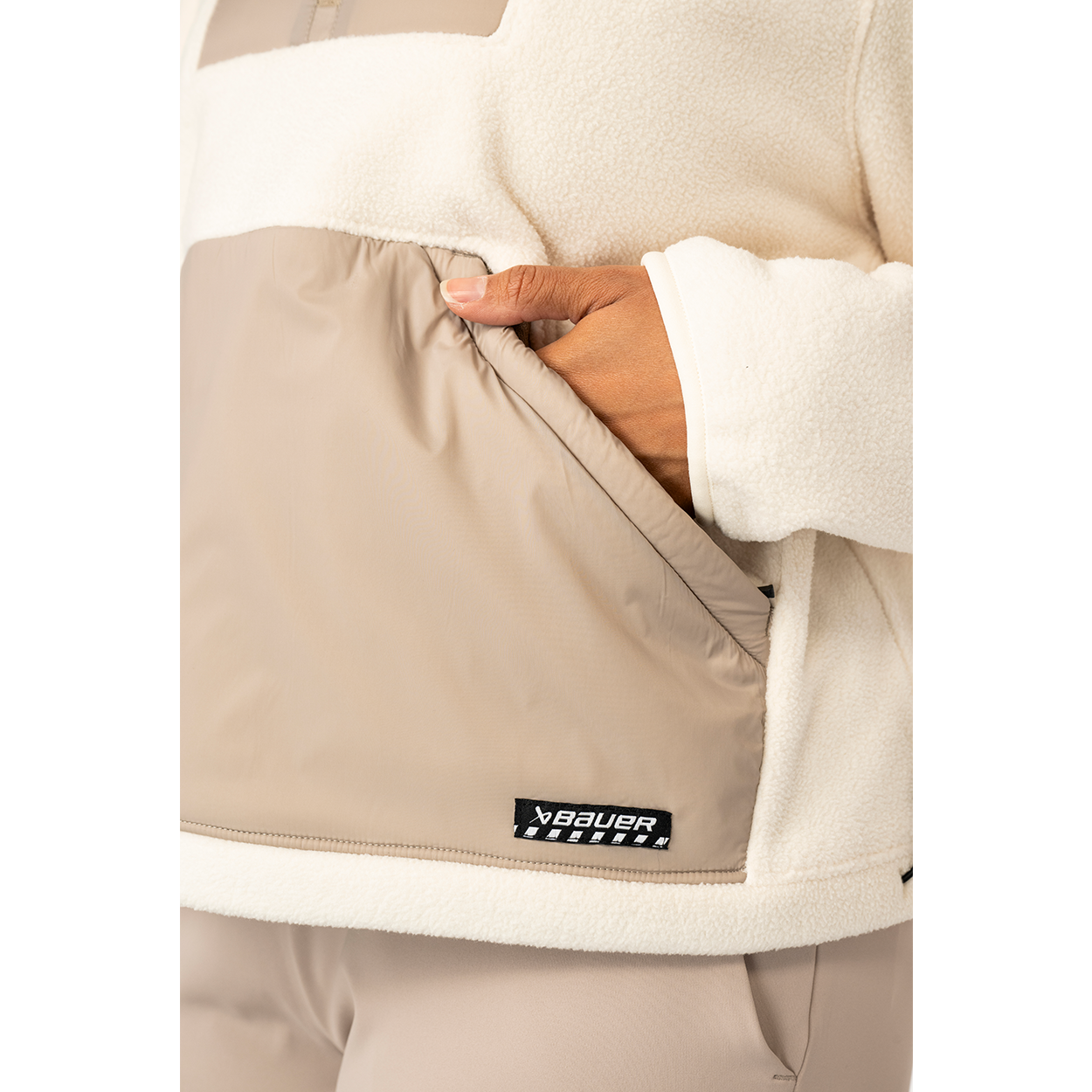 bauer-polar-fleece-1-2-zip-damenpullover image 3