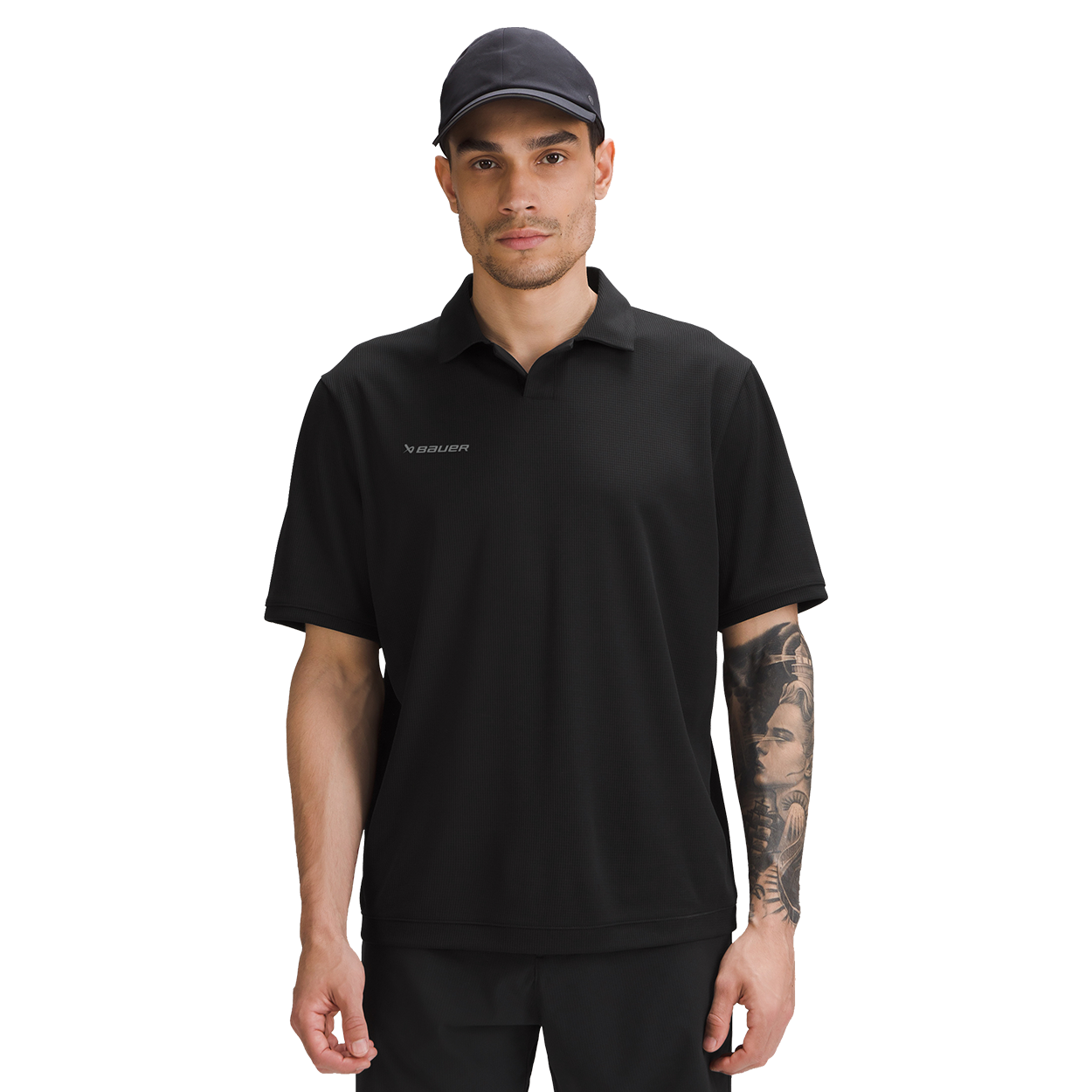 bauer-x-lululemon-johnny-collar-polo-kurzarm-shirt-herren-oversized image 1