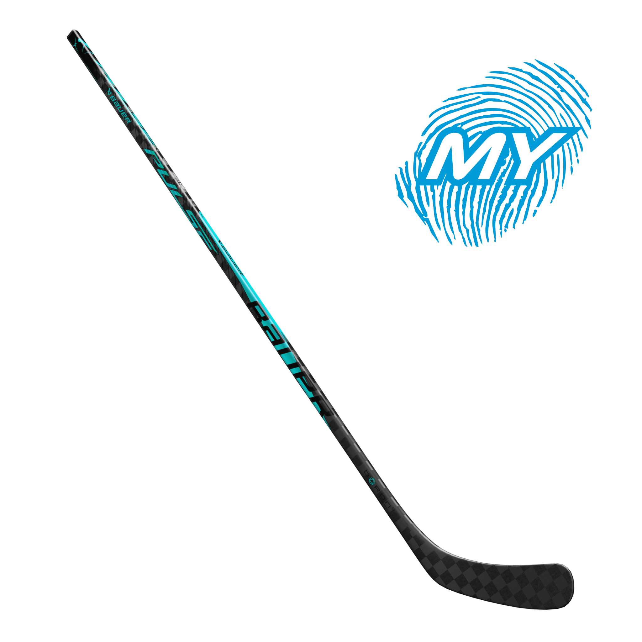 bauer-pulse-intermediate-eishockeyschl-ger-65-flex-58-schwarz-mybauer-custom image 1