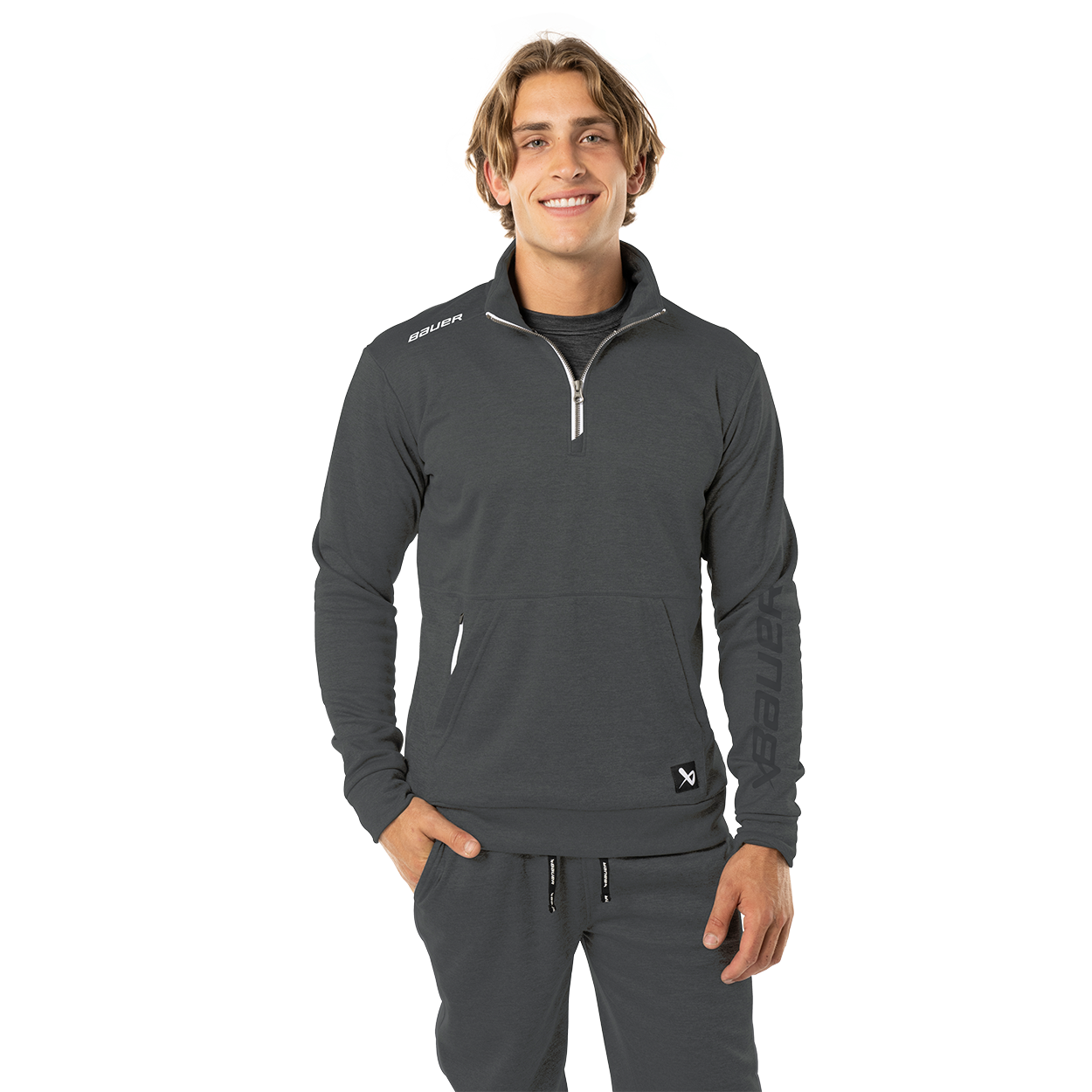 bauer-team-fleece-half-zip-senior image 1