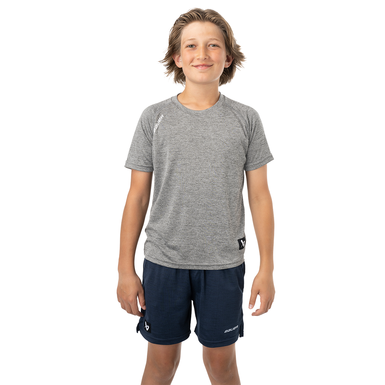 bauer-team-tech-youth-trainingsshirt-kurzarm-schwarz image 2