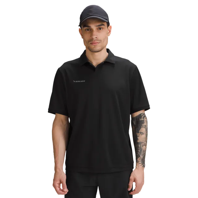 bauer-x-lululemon-johnny-collar-polo-kurzarm-shirt-herren-oversized image 1