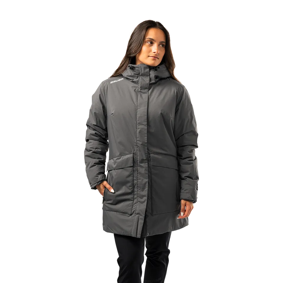 bauer-s25-women-s-team-travel-coat-damen-team-mantel image 1