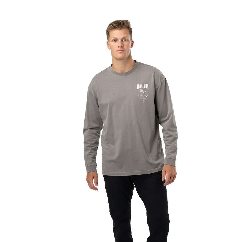 bauer-stacked-acidwash-longsleeve-tee-senior image 1