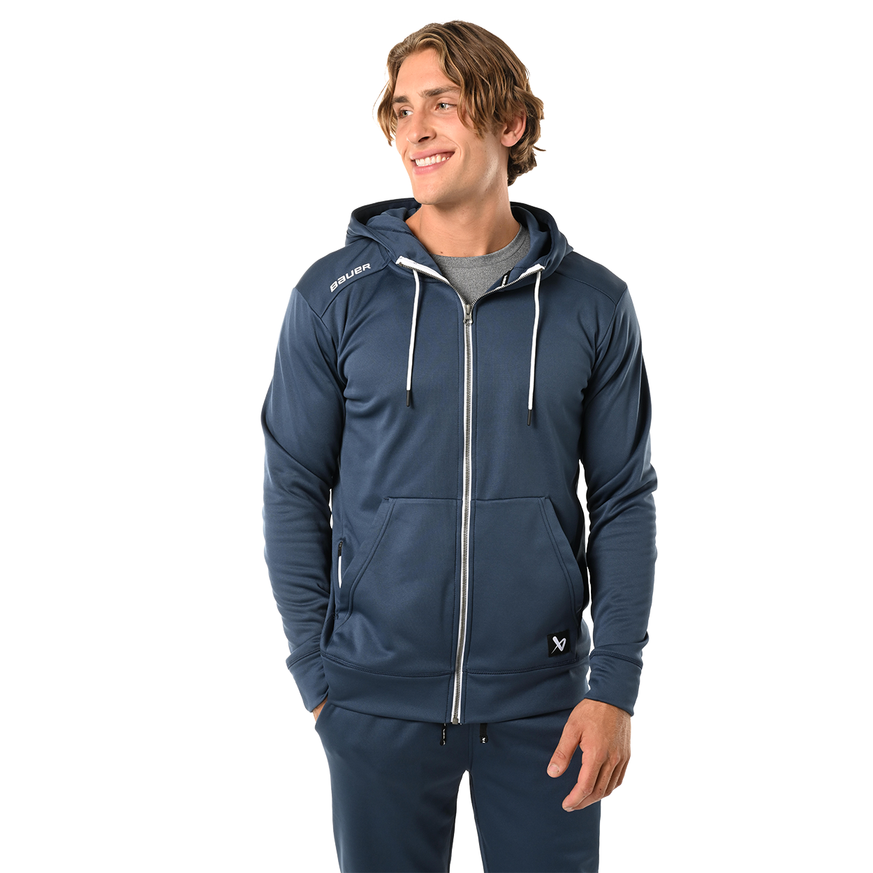 bauer-team-fleece-zip-hoodie-senior image 3