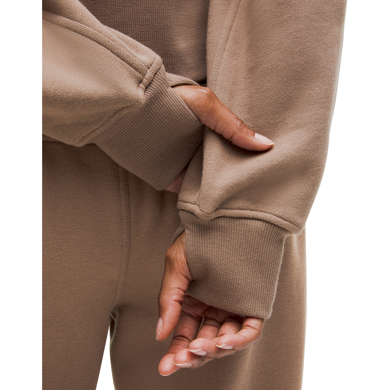 bauer-x-lululemon-scuba-oversized-half-zip-hoodie-damen-2 image 2