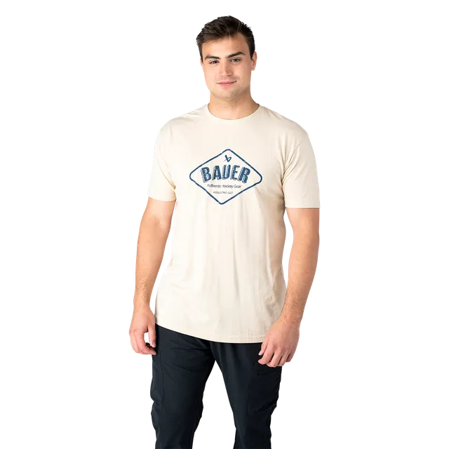 bauer-diamond-graphic-tee-herren-t-shirt image 1