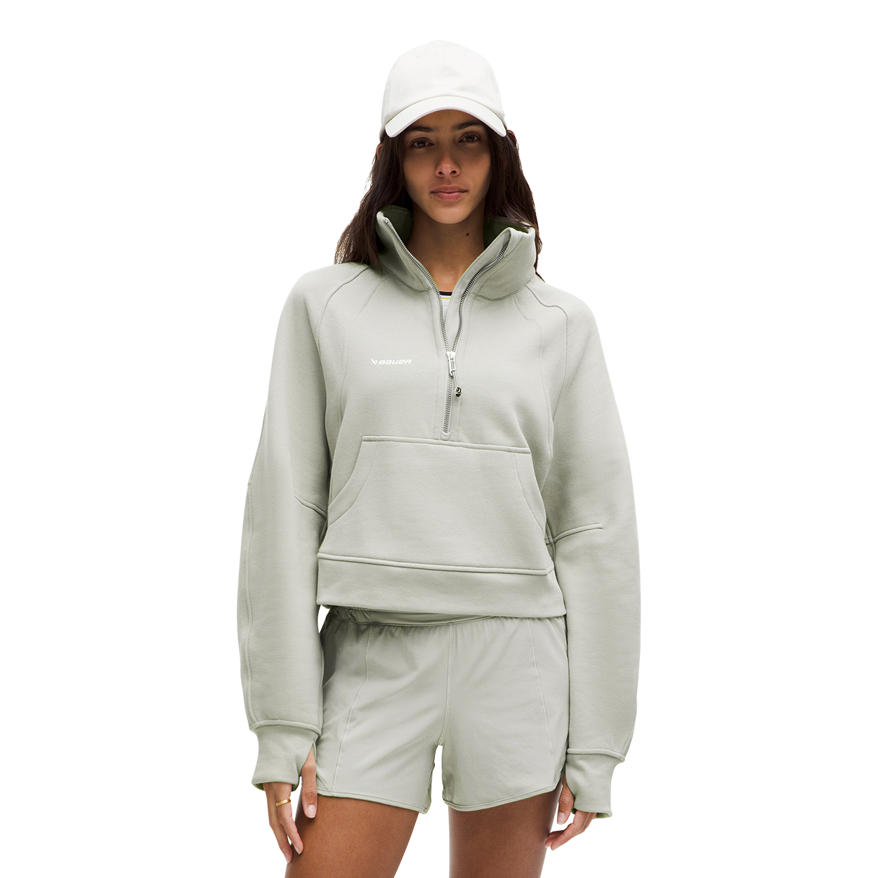 bauer-x-lululemon-scuba-oversized-funnel-neck-half-zip-damen image 1