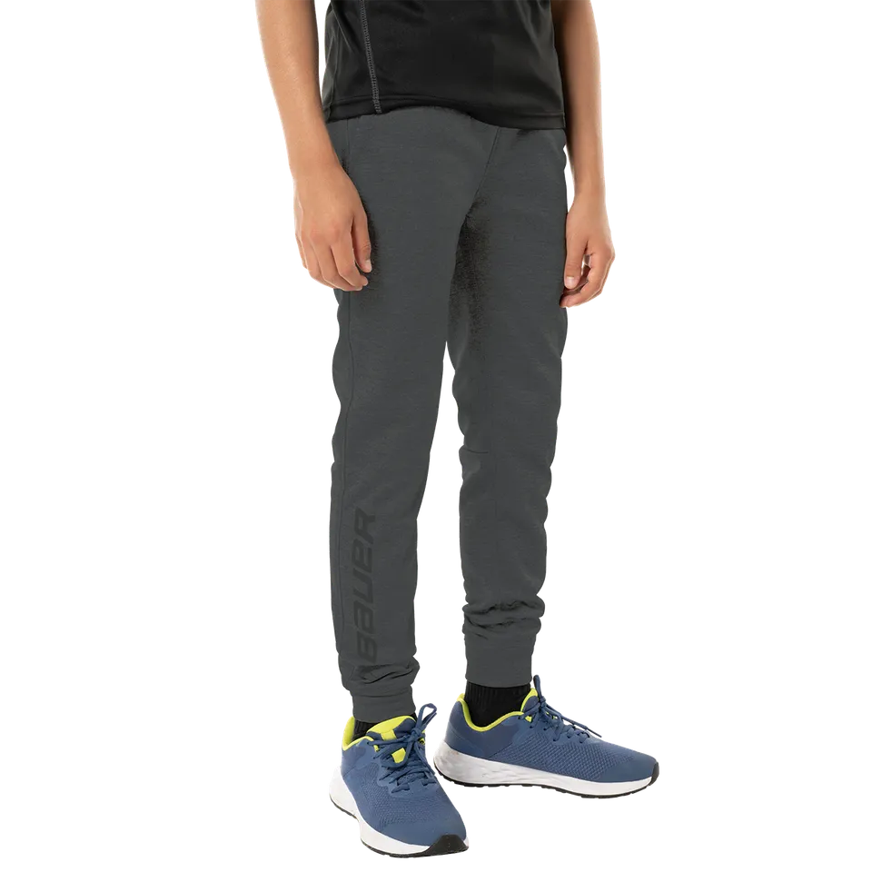 bauer-team-fleece-jogger-youth-eishockey-freizeithose-f-r-kinder image 1