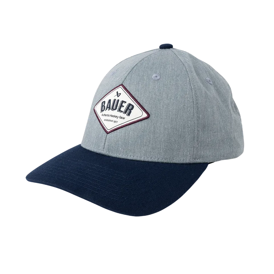 bauer-diamond-twill-snapback-cap-zweifarbige-hockey-cap image 1