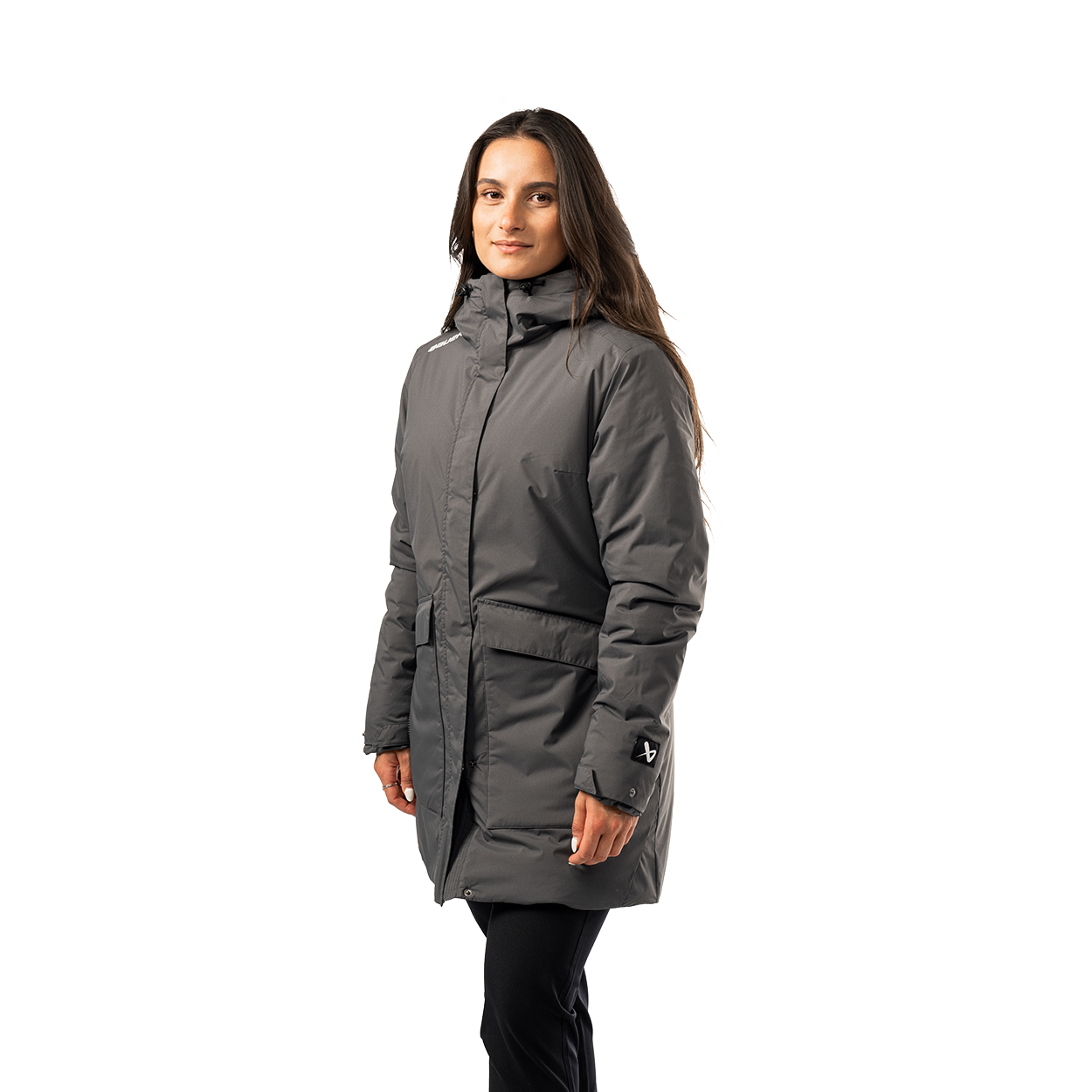 bauer-s25-women-s-team-travel-coat-damen-team-mantel image 2