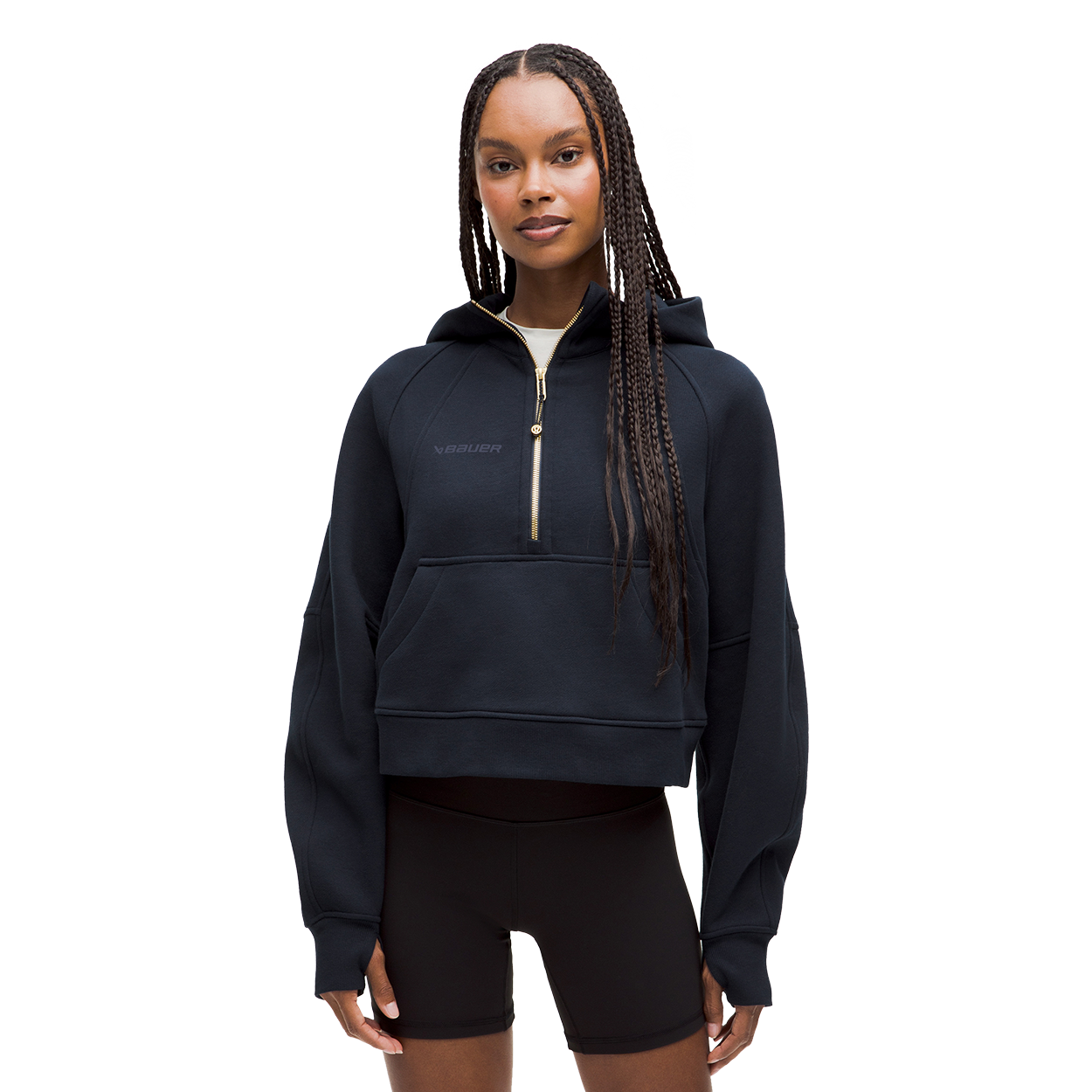 bauer-x-lululemon-scuba-oversized-half-zip-damen-hoodie-3 image 1