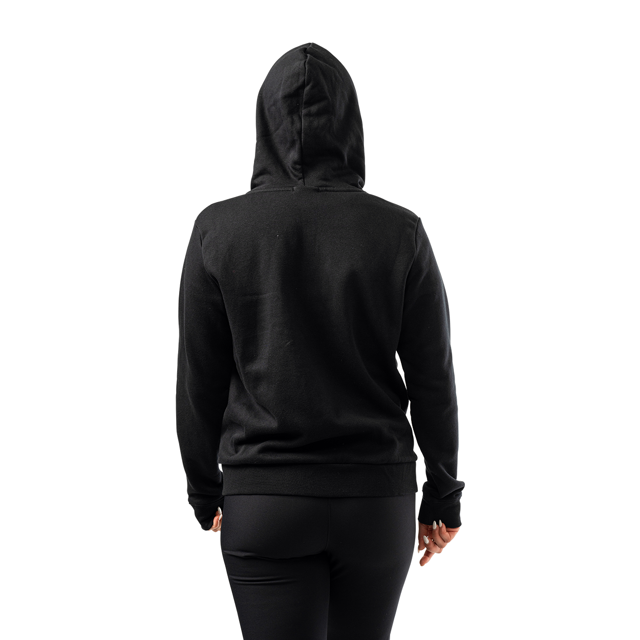 bauer-team-damen-kapuzen-hoodie-full-zip-schwarz image 3