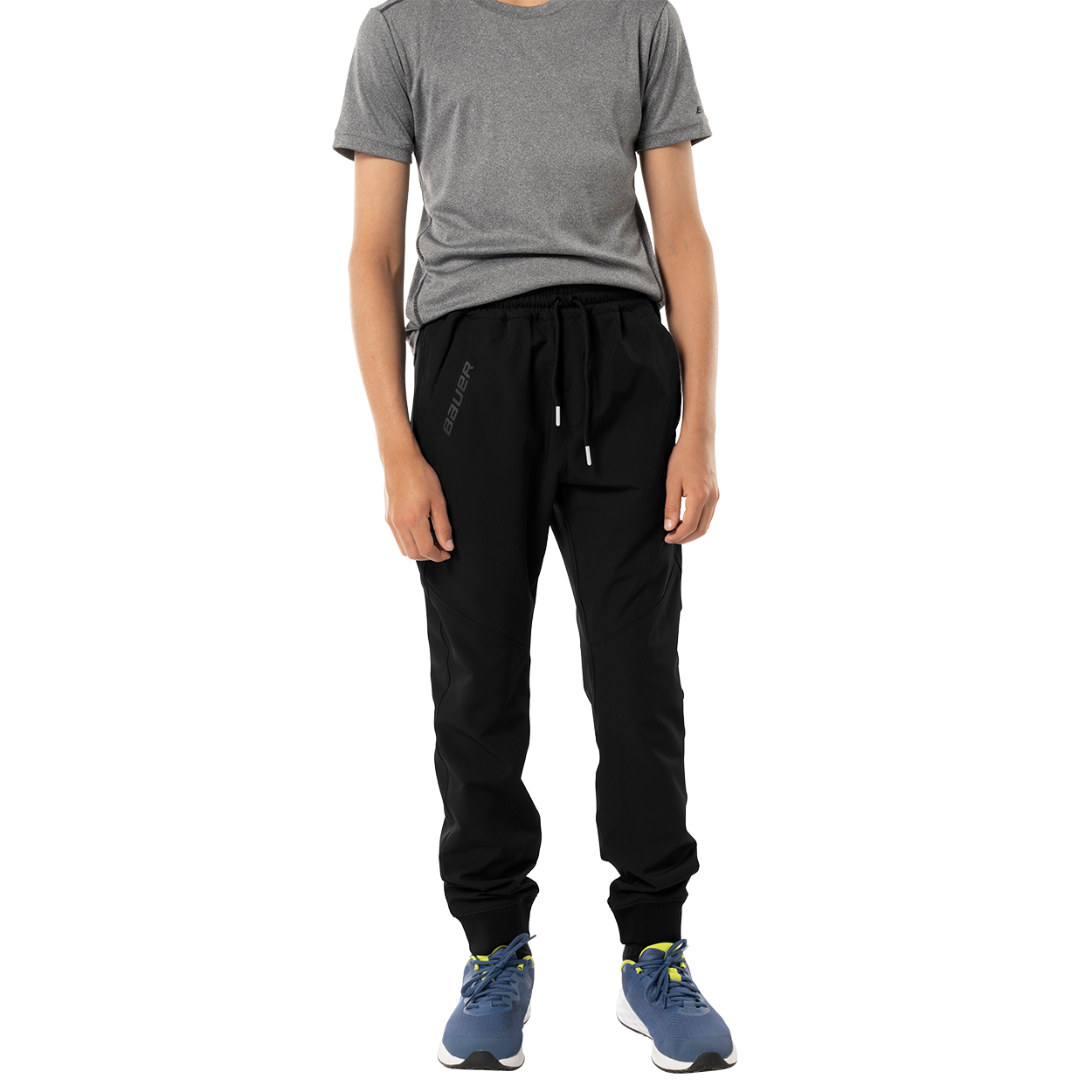 bauer-team-woven-jogger-youth-freizeithose-kinder image 1