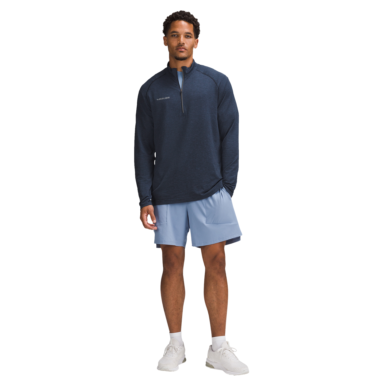 bauer-x-lululemon-metal-vent-tech-half-zip-trainingstop-herren image 7