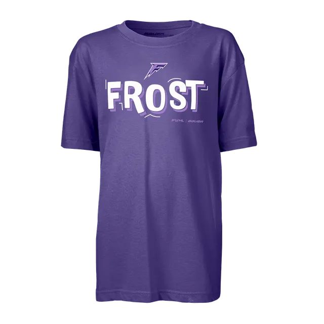 bauer-pwhl-kurzarm-graphic-t-shirt-youth-minnesota-frost image 1