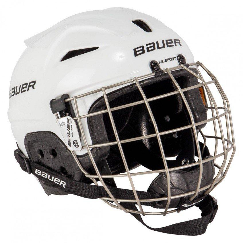 bauer-lil-sport-youth-eishockeyhelm-mit-gitter-combo image 3