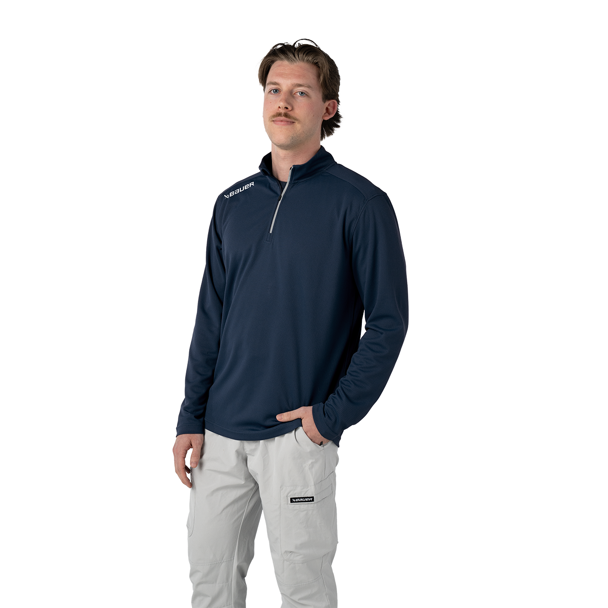 bauer-team-performance-1-4-zip-pullover-senior image 3