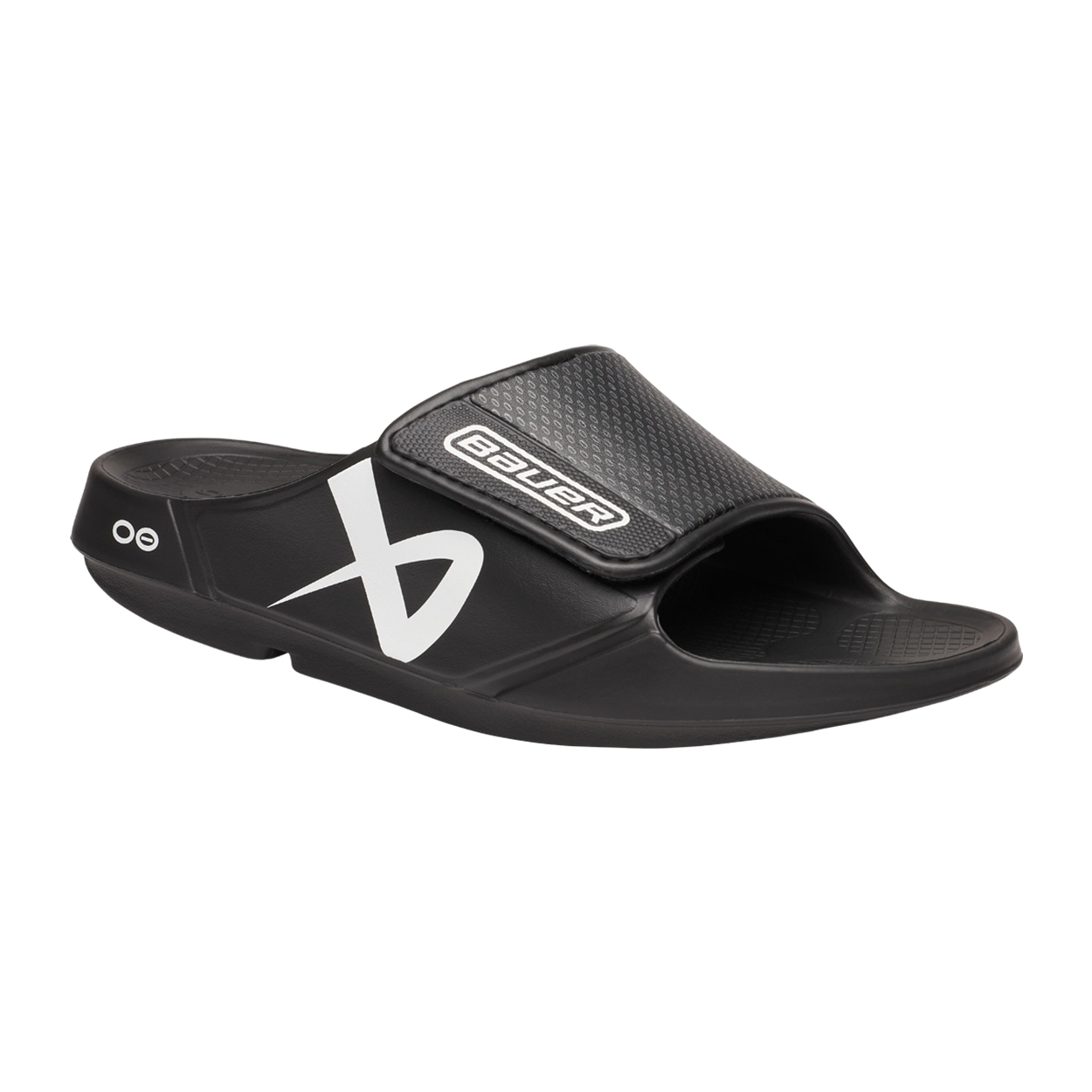 bauer-oofos-sport-flex-slide-junior-schwarz-recovery-sandale image 3