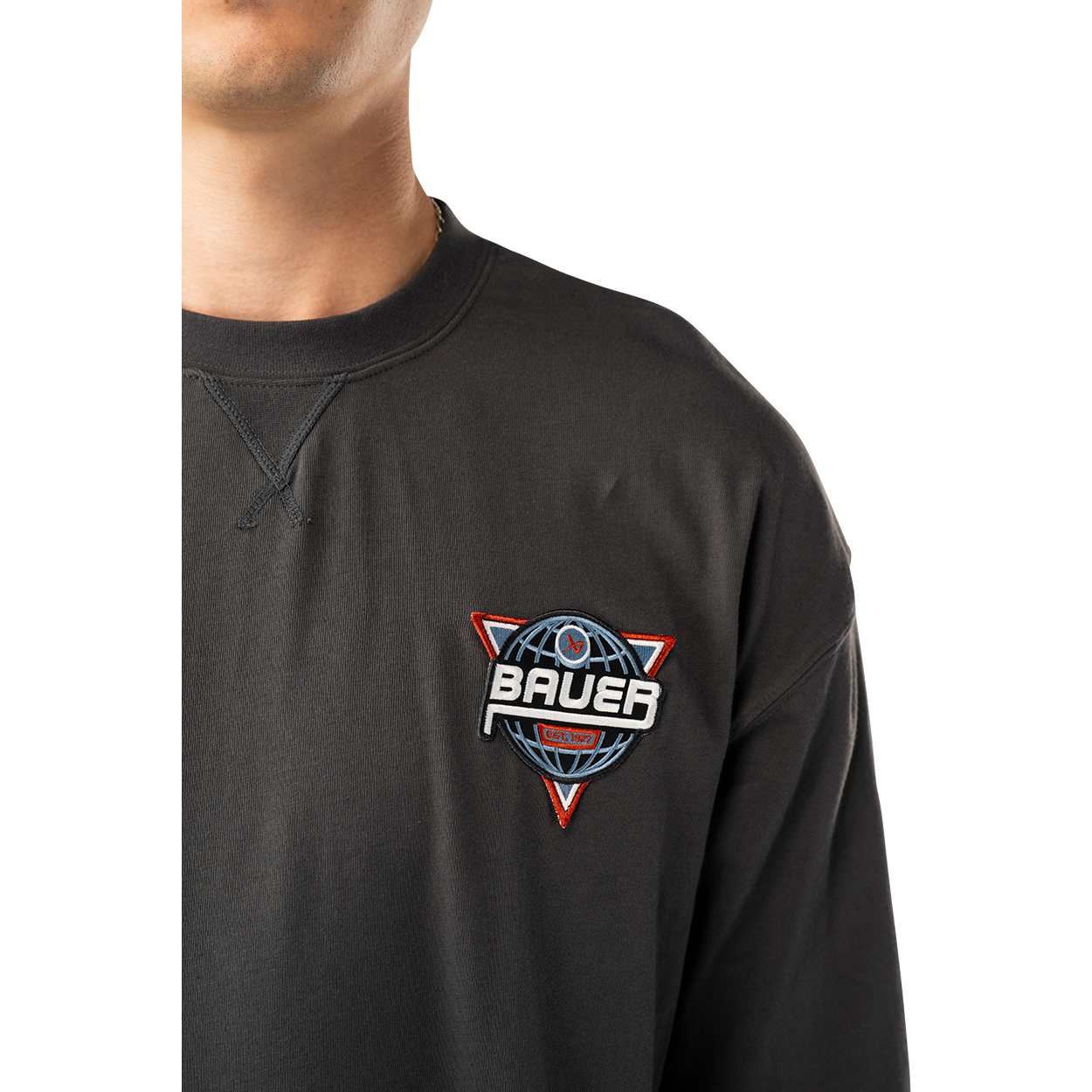 bauer-long-sleeve-retro-tee-herren-langarmshirt-eishockey image 4