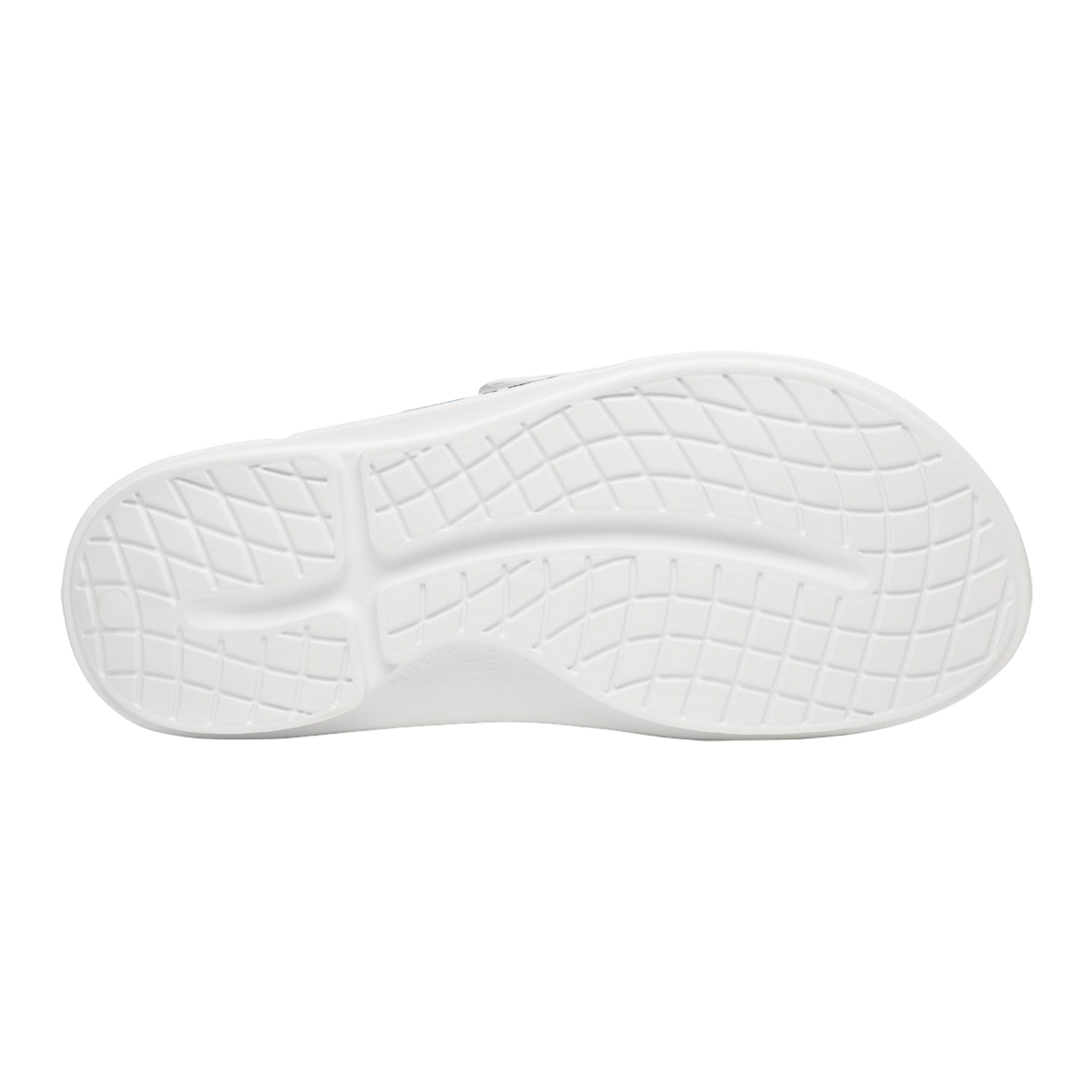 bauer-oofos-sport-flex-slide-senior-white-blue-erholungs-sandale-s25 image 8