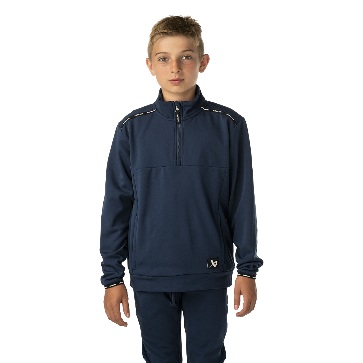 bauer-team-fleece-1-2-zip-youth-team-fleecepullover-f-r-kinder image 2