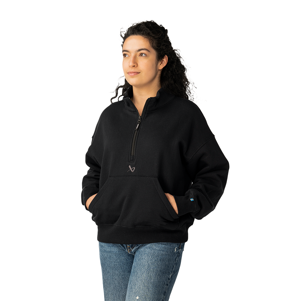 bauer-off-day-quarter-zip-damen-longsleeve image 3