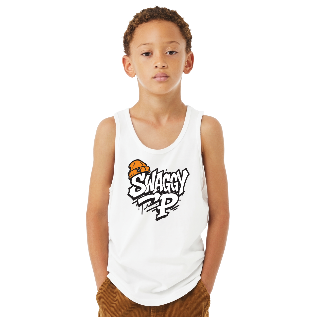 bauer-x-swaggy-hat-tank-top-youth-kinder-tr-gershirt image 1