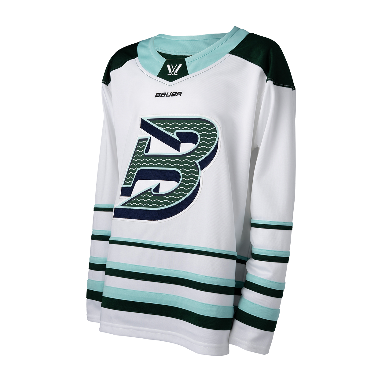 bauer-x-pwhl-boston-fleet-ausw-rtstrikot-kinder-replica-jersey image 2