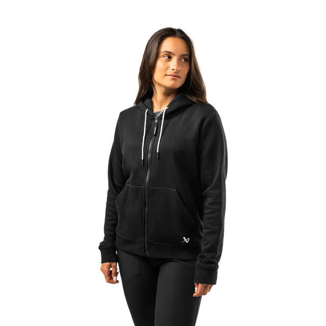 bauer-team-damen-kapuzen-hoodie-full-zip-schwarz image 1