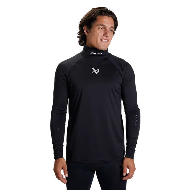 bauer-ls-schnittschutz-baselayer-mit-halsschutz-senior image 1