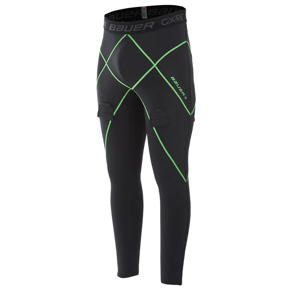 bauer-core-1-0-jock-pant-kompressionshose-mit-tiefschutz image 1