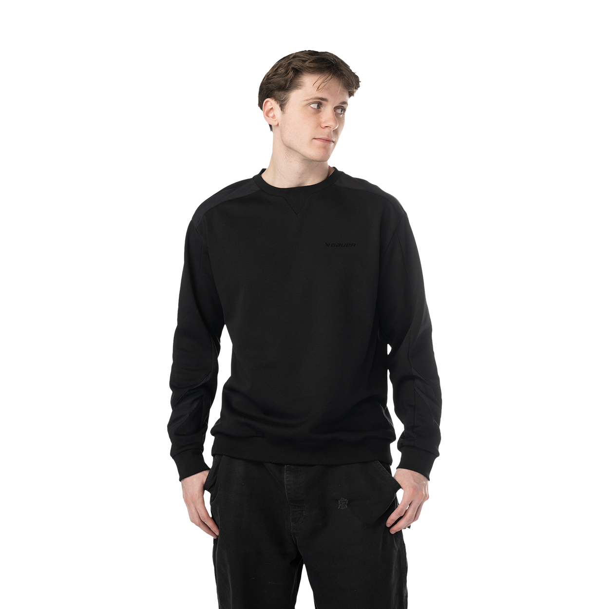 bauer-knit-mix-crew-neck-pullover-senior image 1