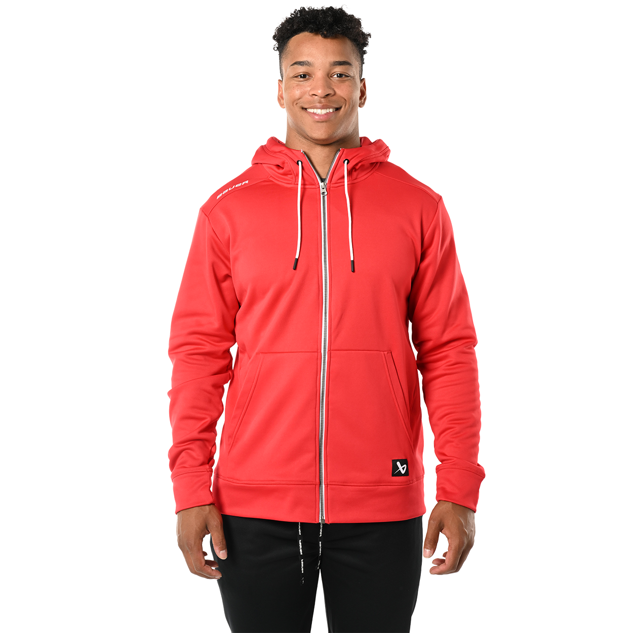 bauer-team-fleece-zip-hoodie-senior image 4