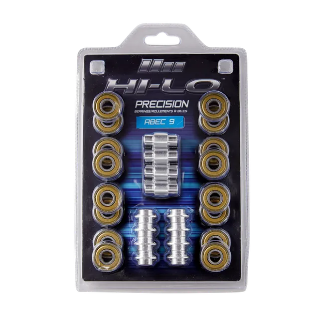 bauer-hi-lo-rh-abec-9-608-bearings-s19-rollen-kugellager image 1