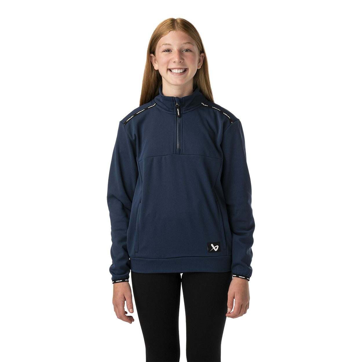bauer-team-fleece-1-2-zip-youth-team-fleecepullover-f-r-kinder image 1