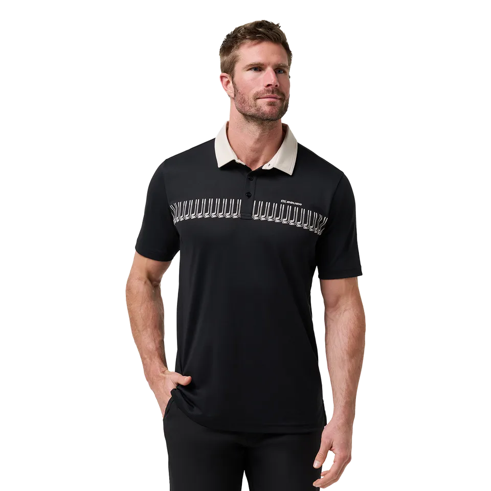 bauer-x-travismathew-stick-side-polo-herren-golf-hockey image 1