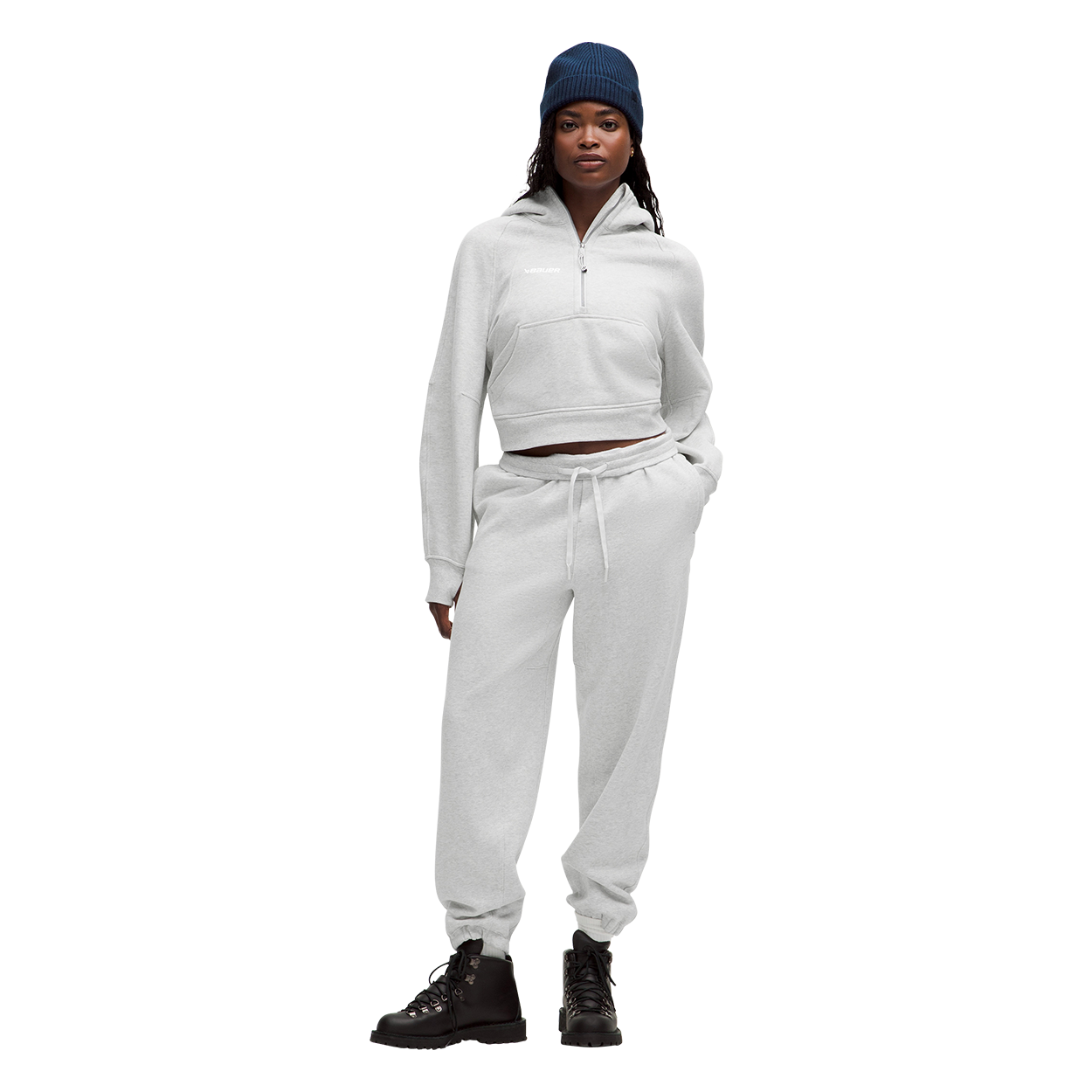 bauer-x-lululemon-scuba-oversized-half-zip-damen-hoodie image 4