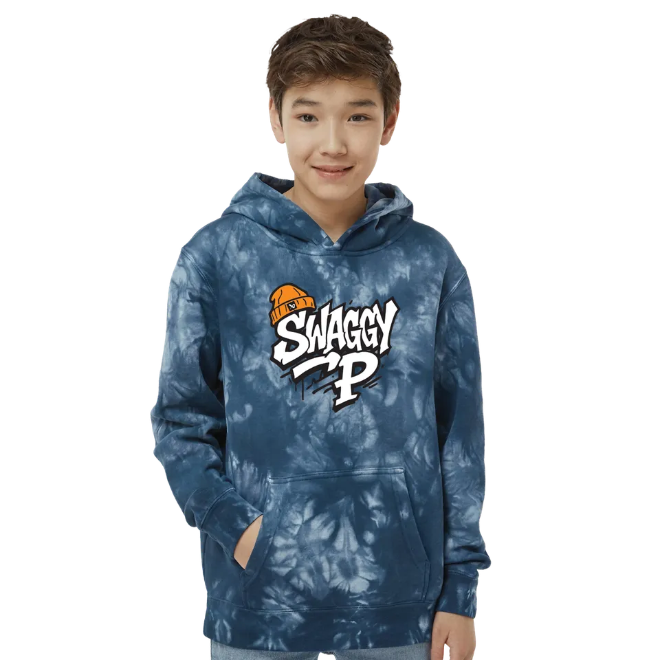 bauer-x-swaggy-tie-dye-hoodie-youth-kapuzenpullover image 1