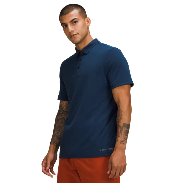 bauer-x-lululemon-evolution-polo-kurzarm-herren-slim-fit image 1