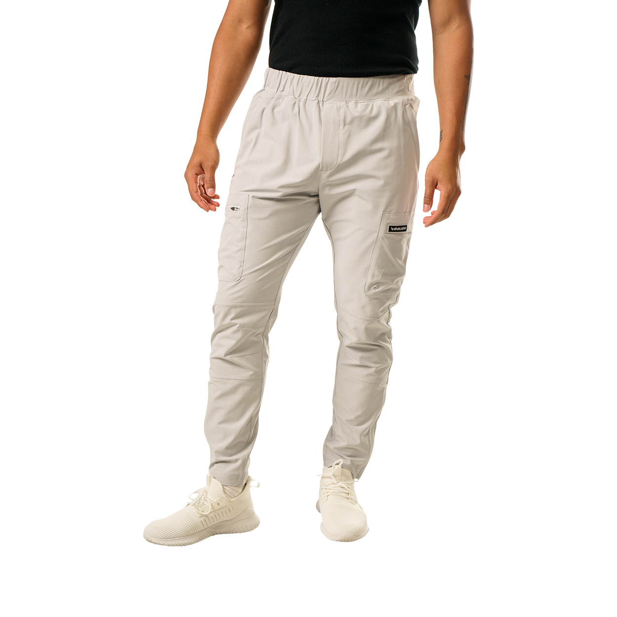 bauer-cross-coast-travel-pant-herren-hose-quiet-grey image 1