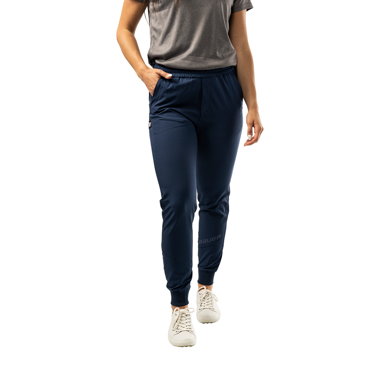 bauer-s25-team-woven-jogger-damen-sporthose-schwarz image 1