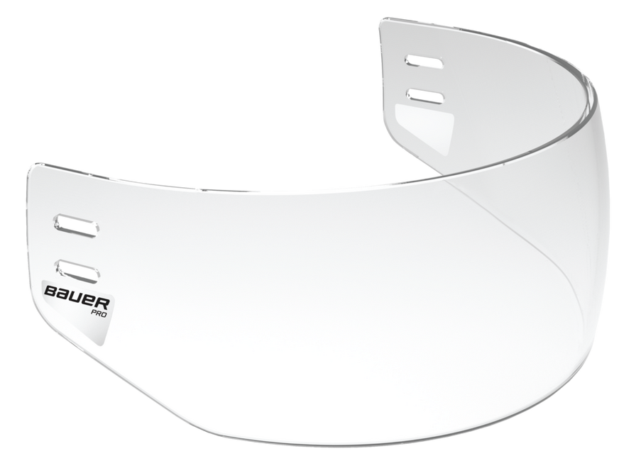 bauer-pro-straight-visor-eishockey-visier-gerade-klar image 1