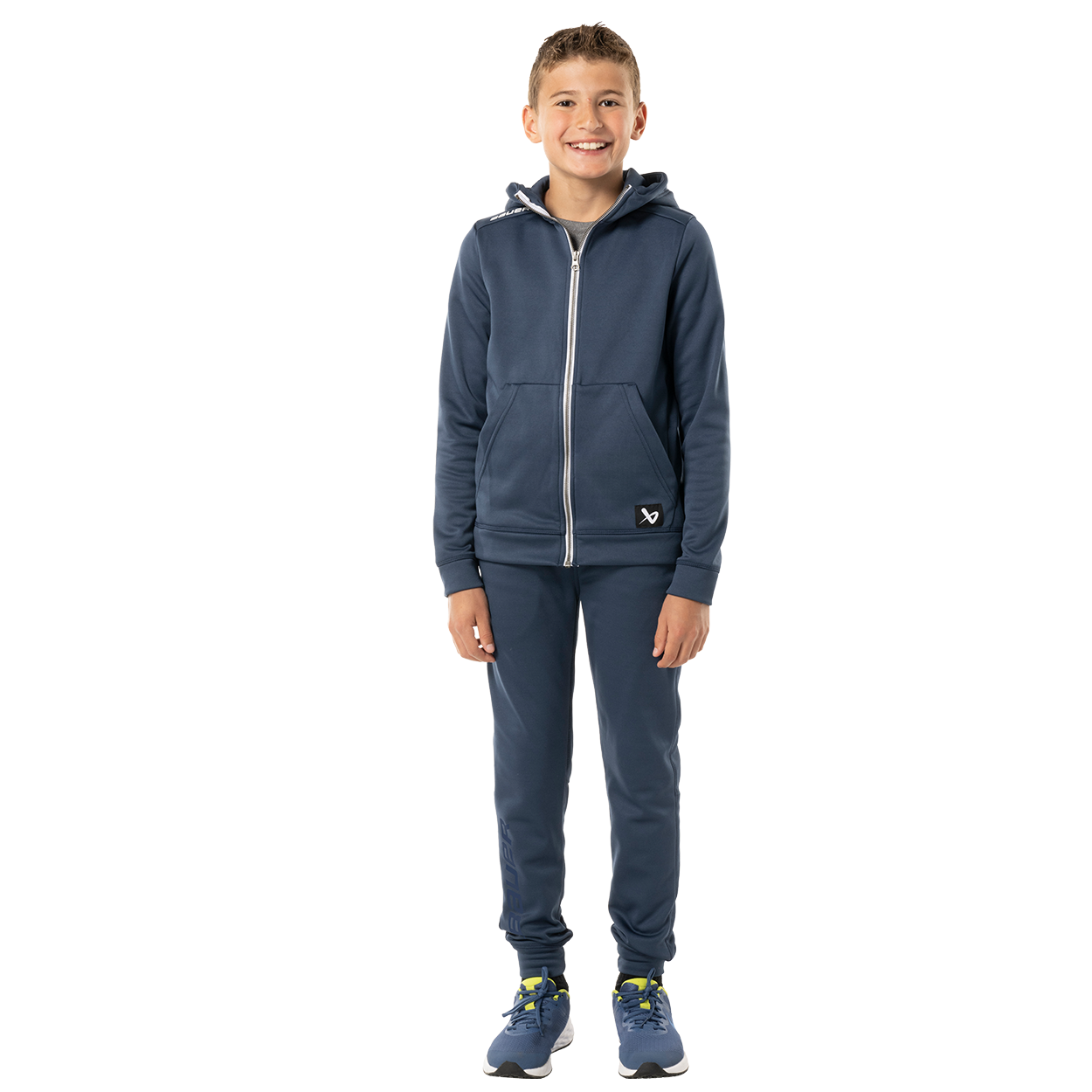 bauer-team-fleece-zip-hoodie-youth image 5