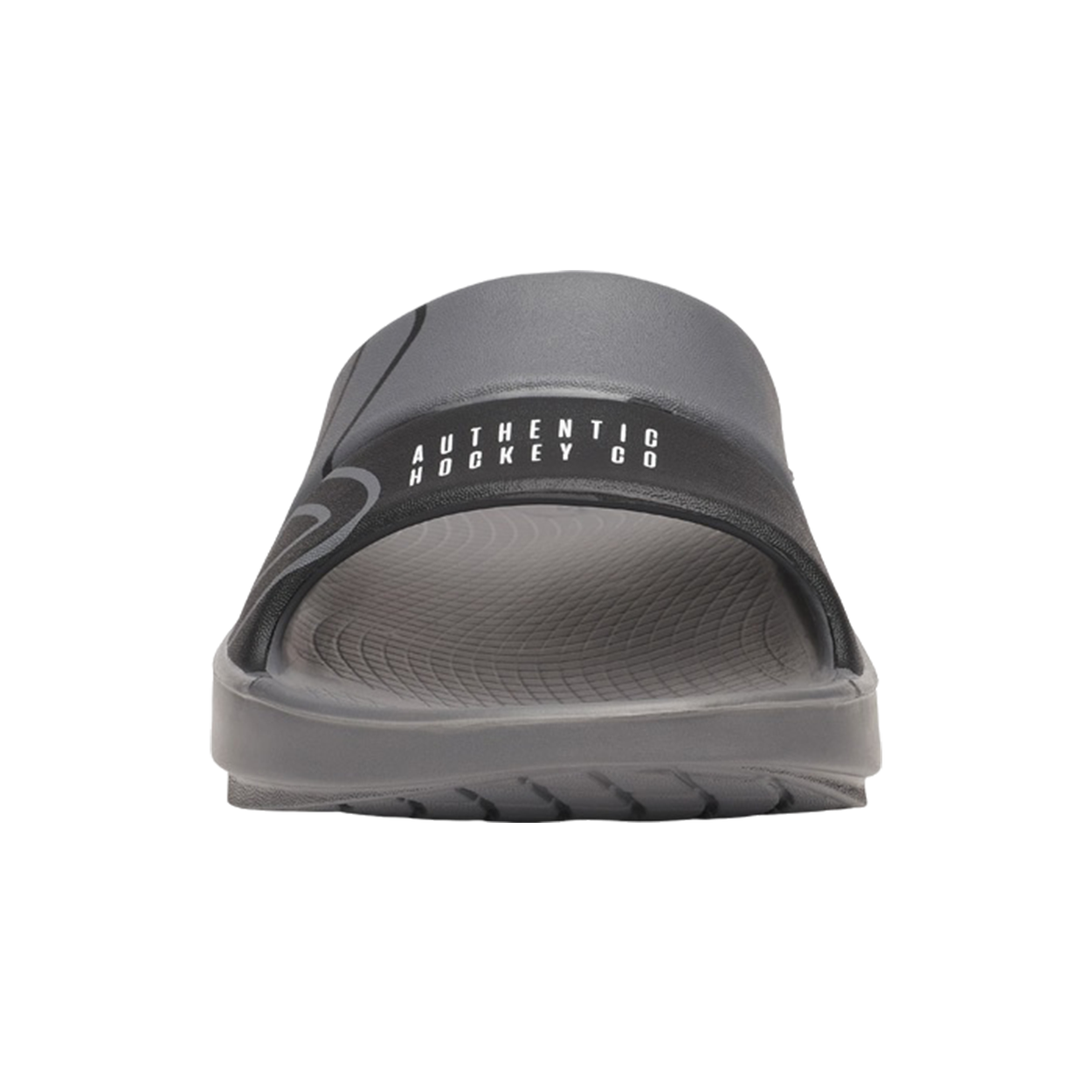 bauer-oofos-sport-slide-junior-grau-recovery-badeschlappen image 4