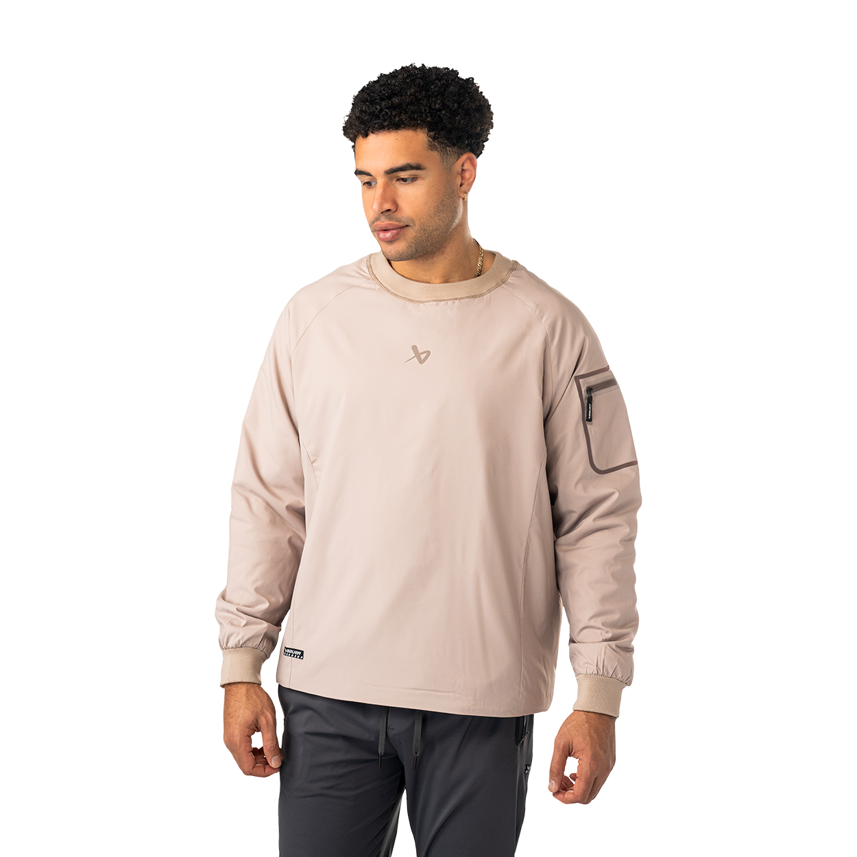 bauer-pond-crew-neck-senior-winter-sweater-mit-primaloft-gold image 1